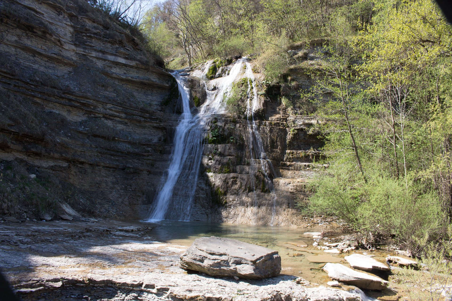 Presalino waterfall. Photo: Pro Loco of Badia Tedalda