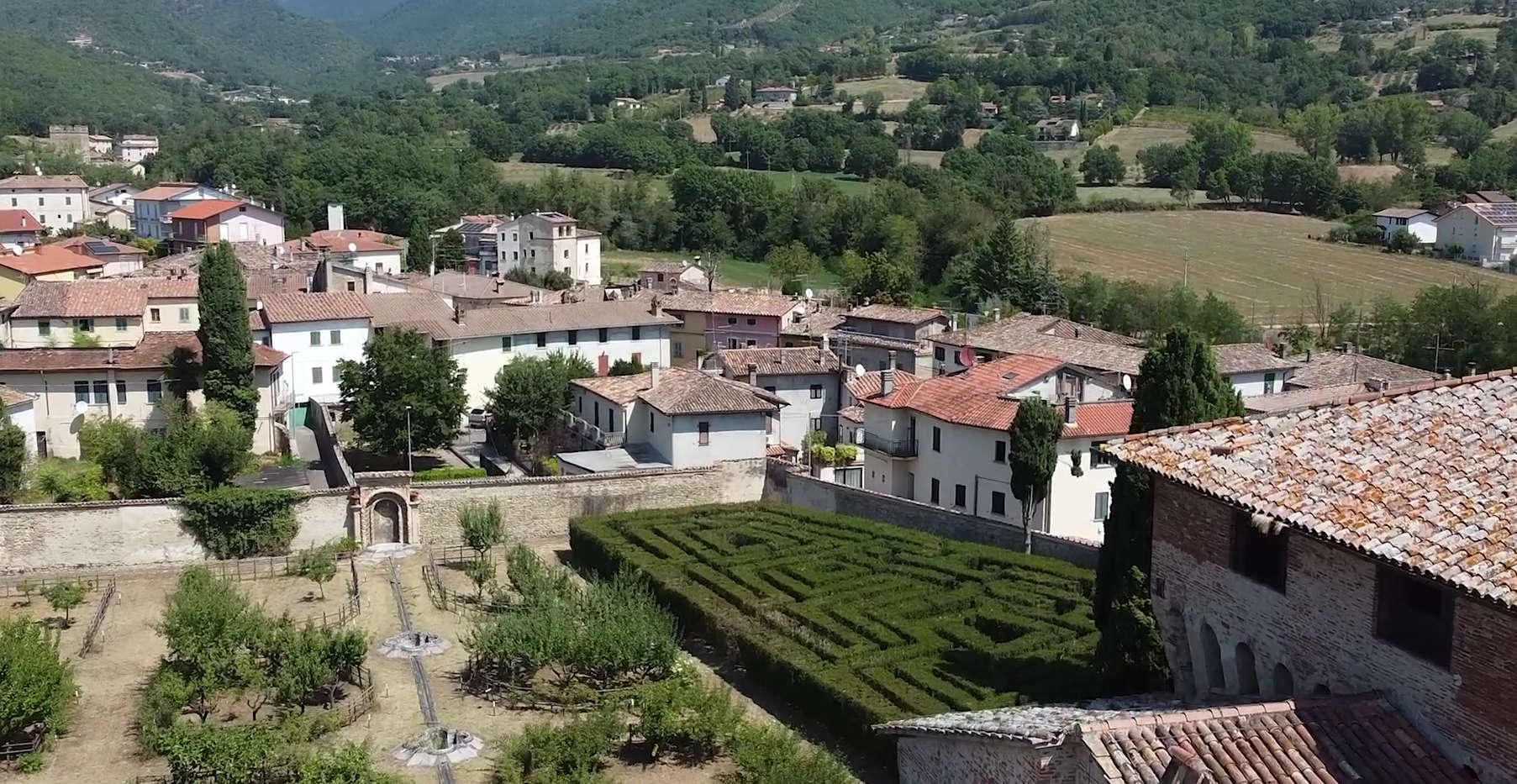 Il labirinto di Bufalini Castle. Photo: Alessandro Pasquali / Danae Project