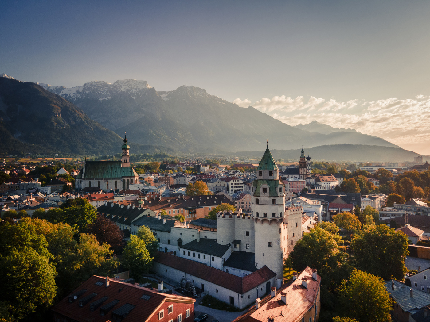 Centre historique de Hall. Photo : Tourismusverband Region Hall-Wattens