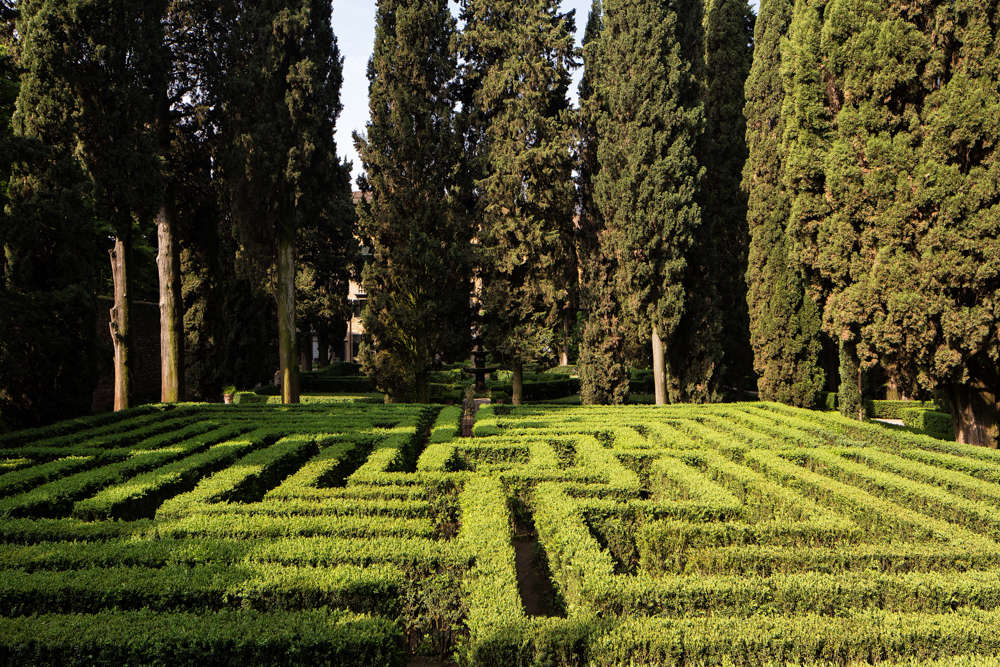The labyrinth of the Giusti Garden