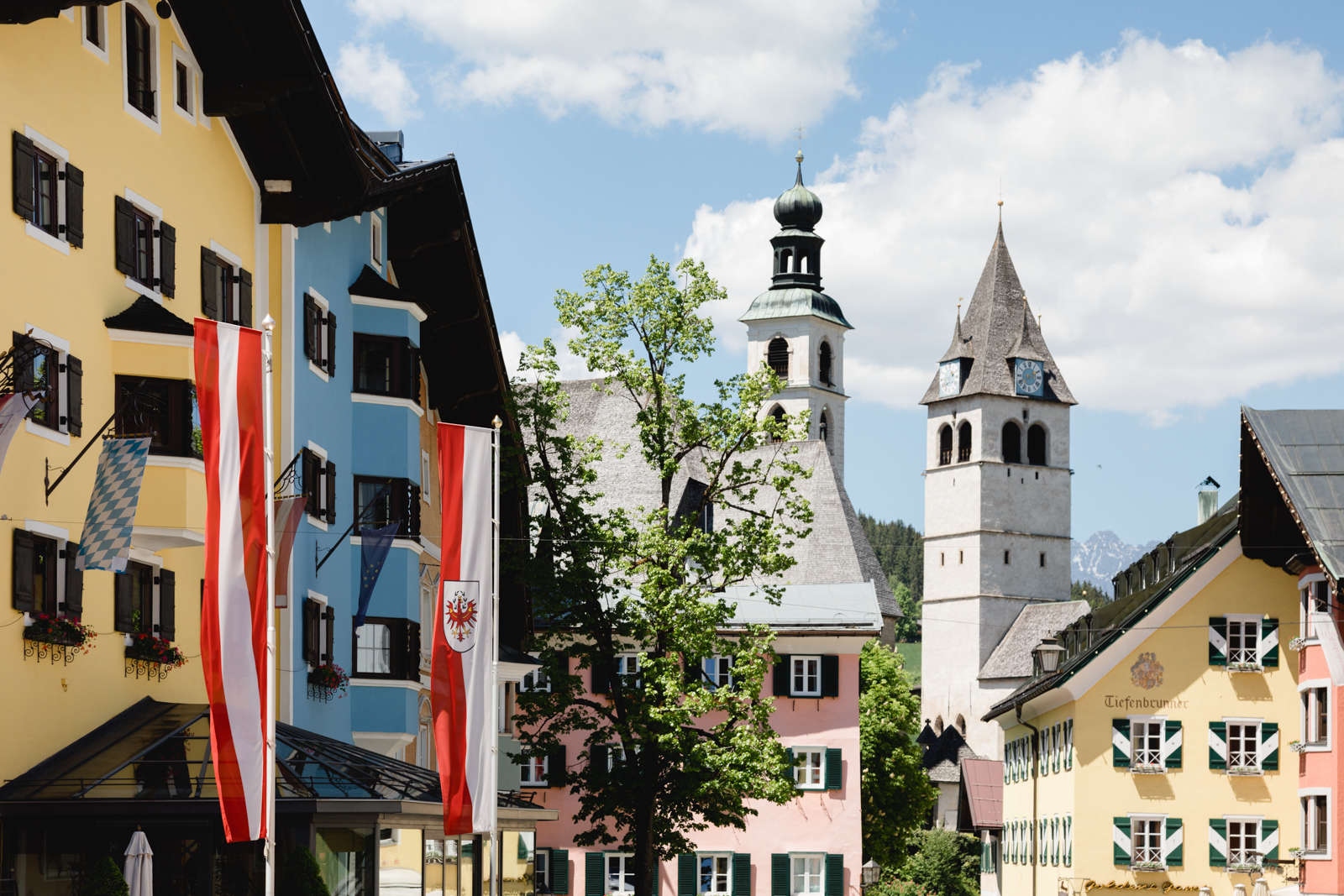 The center of Kitzbühel. Photo: Tirol Werbung