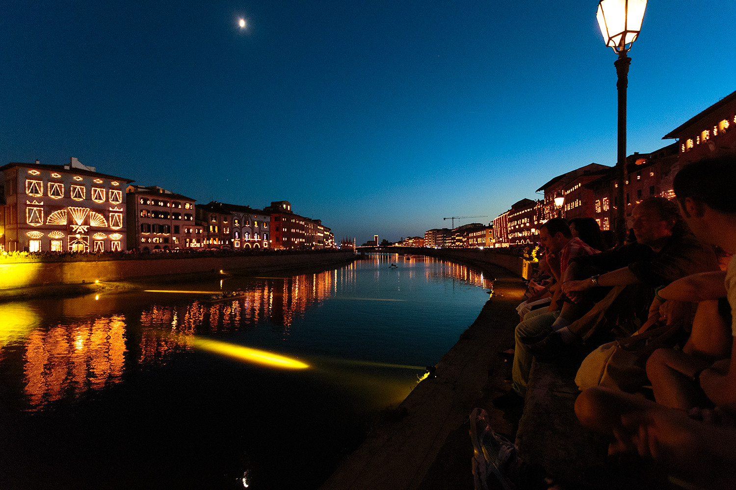 Luminara di San Ranieri in Pisa. Photo: Sebastian Anthony
