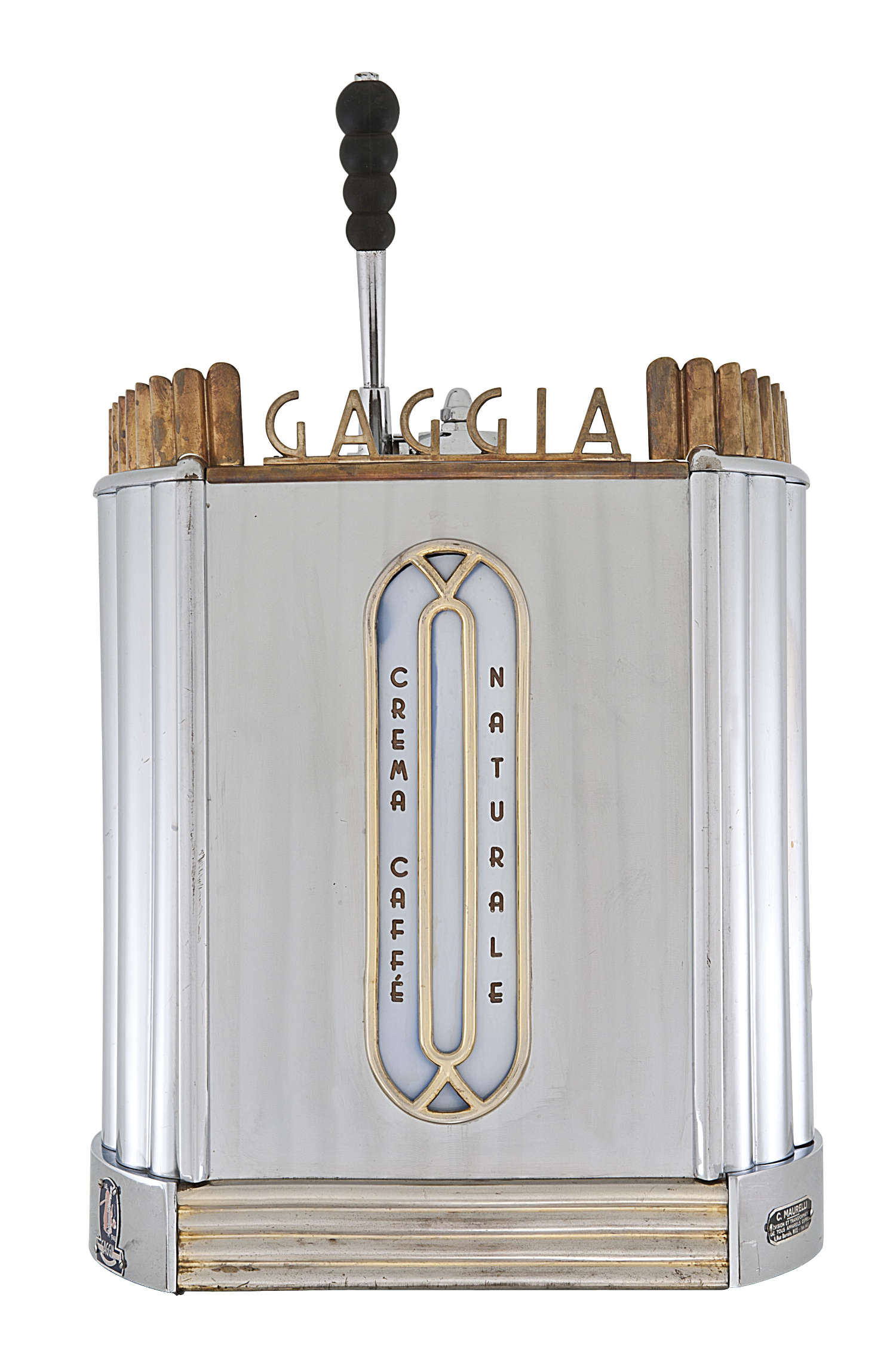 Espresso-Kaffeemaschine, Mod. Tipo Spagna, 1952, Gaggia, Mailand - Mit freundlicher Genehmigung des MUMAC, Kaffeemaschinenmuseum der Cimbali-Gruppe