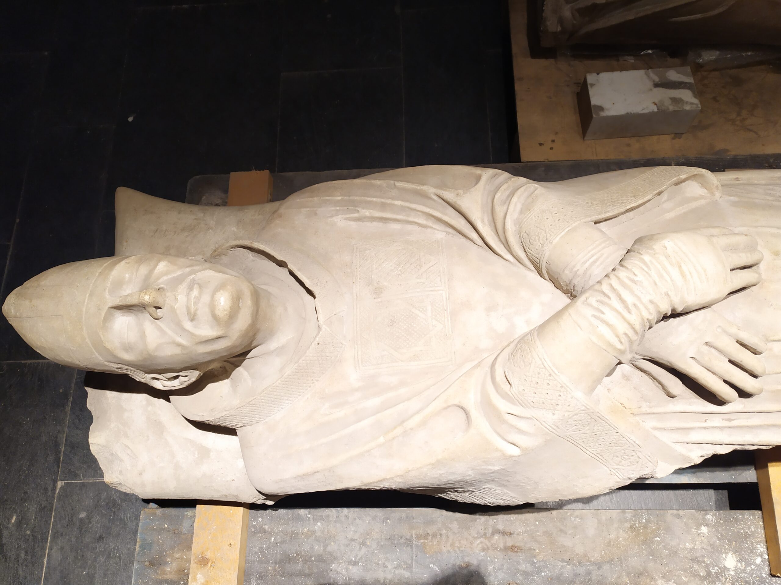 Genoa, the Fieschi Monument, a masterpiece of Gothic sculpture