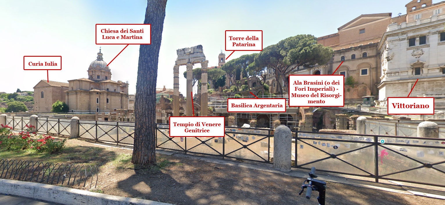 Guide to the monuments of Via dei Fori Imperiali, Rome