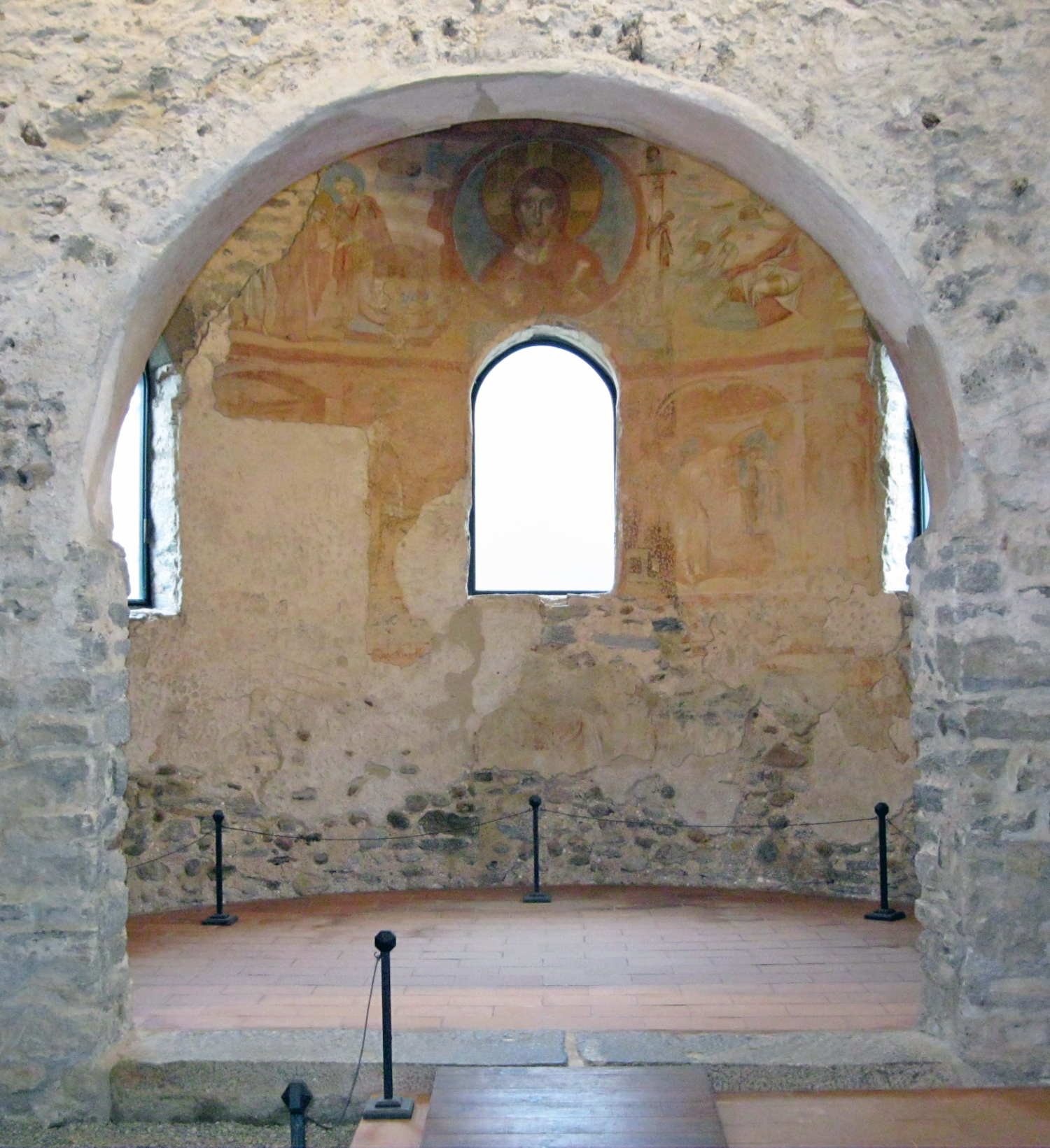 Fresken in der Kirche Santa Maria foris portas