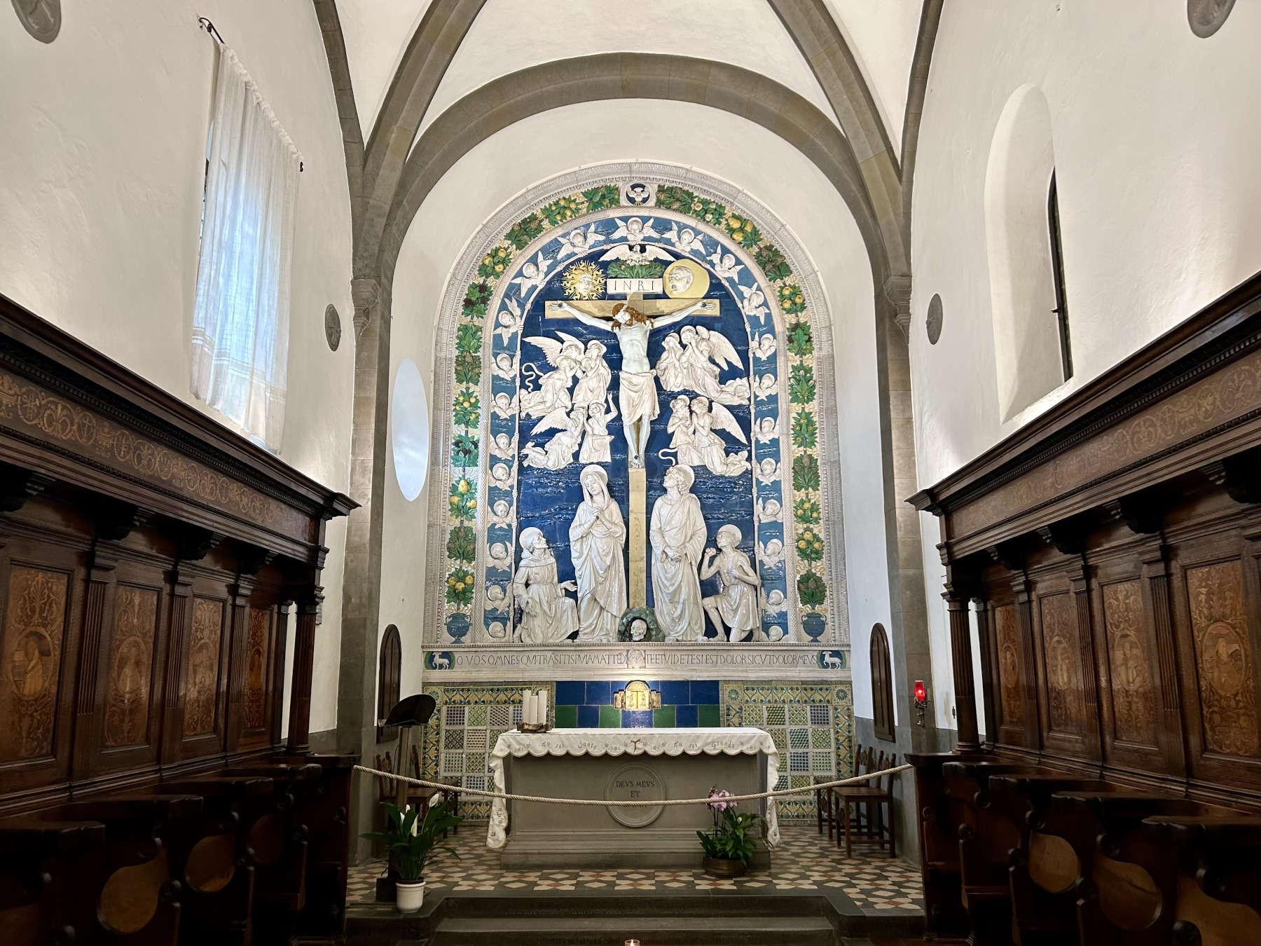 La chapelle des Stigmates à l'intérieur du sanctuaire de l'Alverne