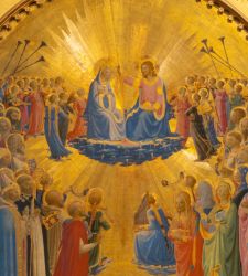 Ricomposta agli Uffizi la pala dell'Incoronazione della Vergine di Beato Angelico
