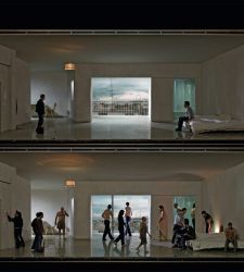 Rome, the Cloud becomes a home environment for Dimitris Papaioannou's video-performance installation