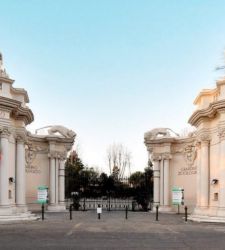 Monumental portal of Rome's zoological garden restored