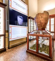 Bologna, the Civic Archaeological Museum rearranges the Ripostiglio di San Francesco (St. Francis' Storehouse).