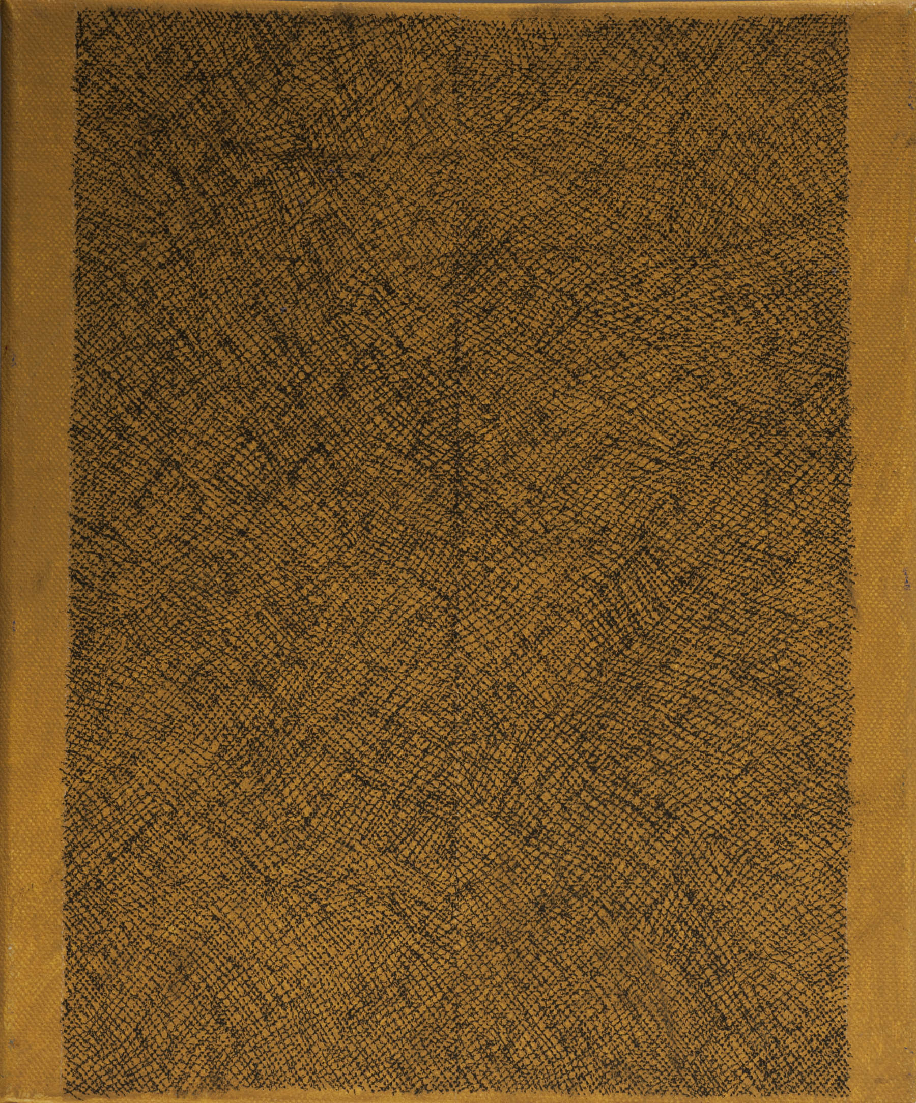 Giulio Candussio, Il suono del vento (2014; tempera e matita grassa su tela, 35 x 25 cm)
