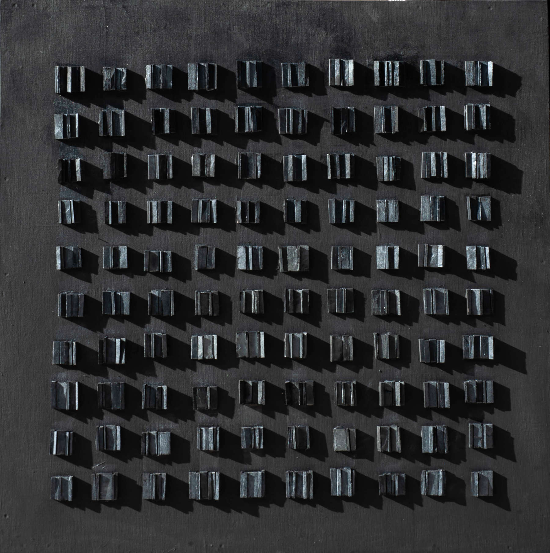 Giulio Candussio, Movimento, Luce, Colore (2021; mosaico, 70 x 70 cm)