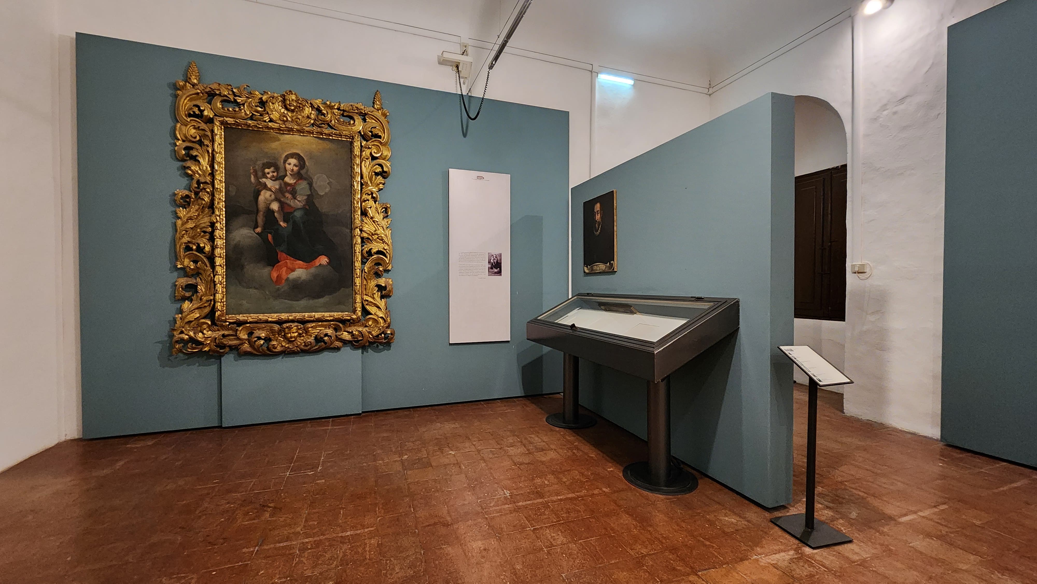 The room that houses the Madonna of the Clouds attributed to Federico Barocci
