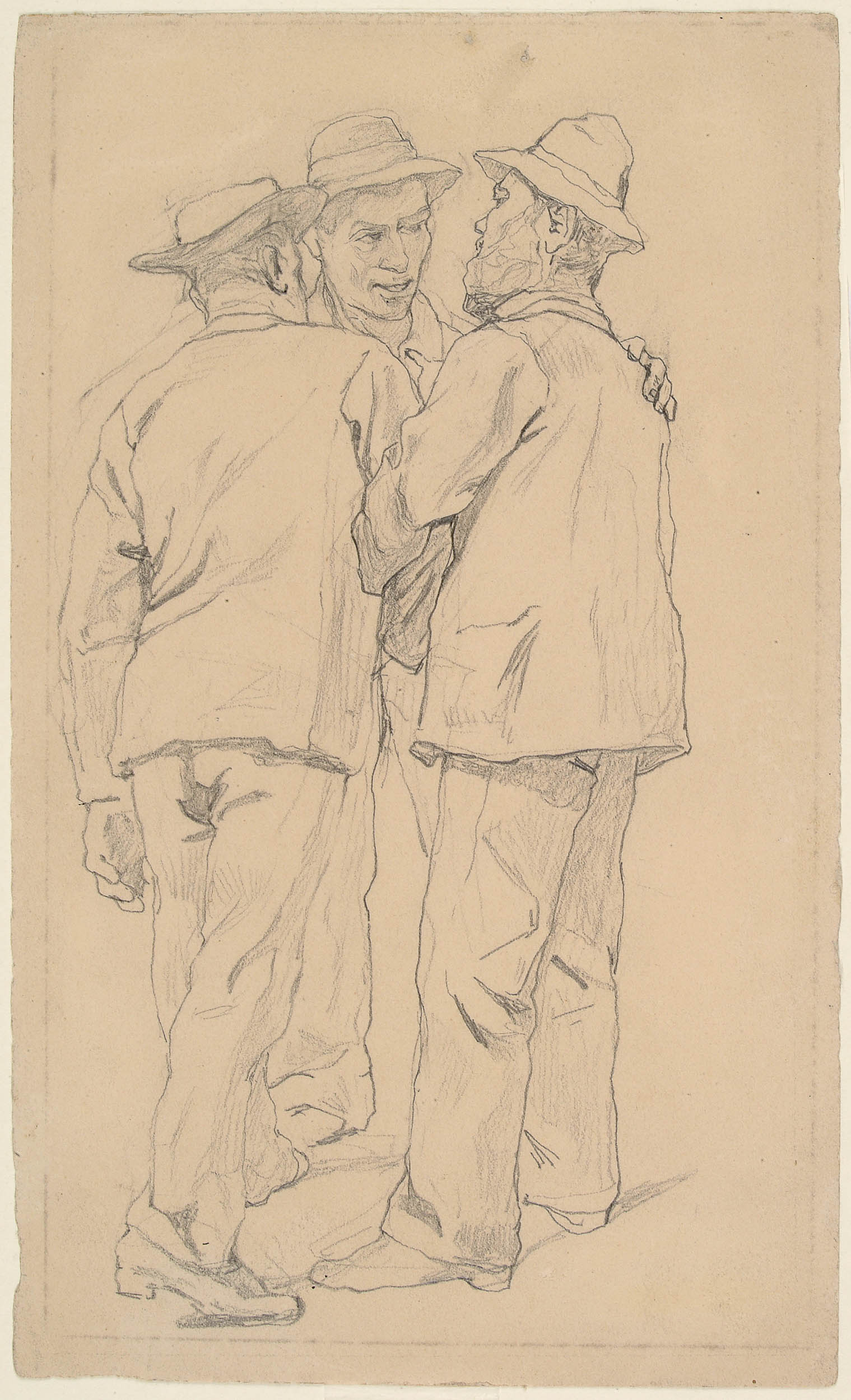 Giovanni Fattori, Study of figures for the 