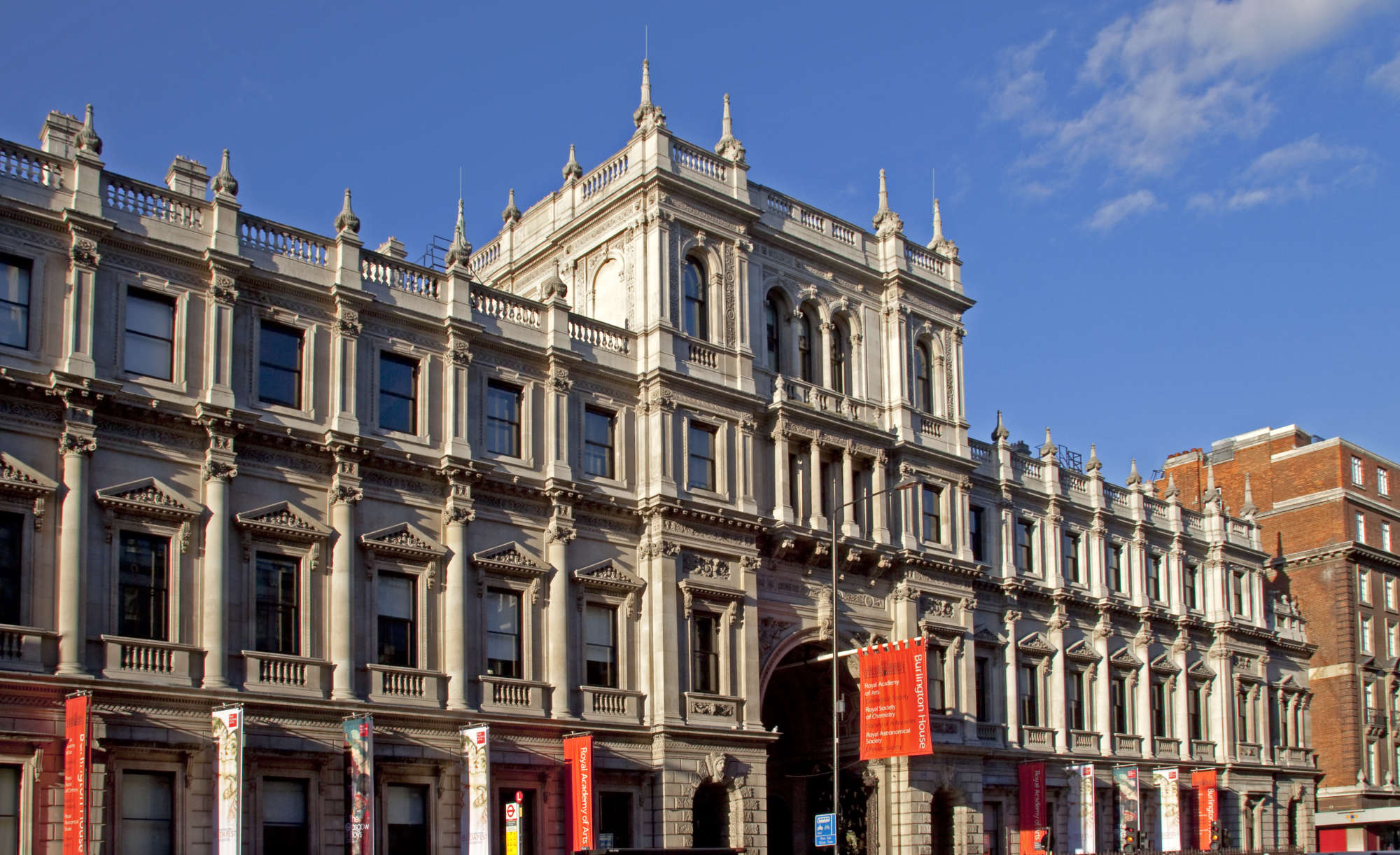 L'extérieur de Burlington House