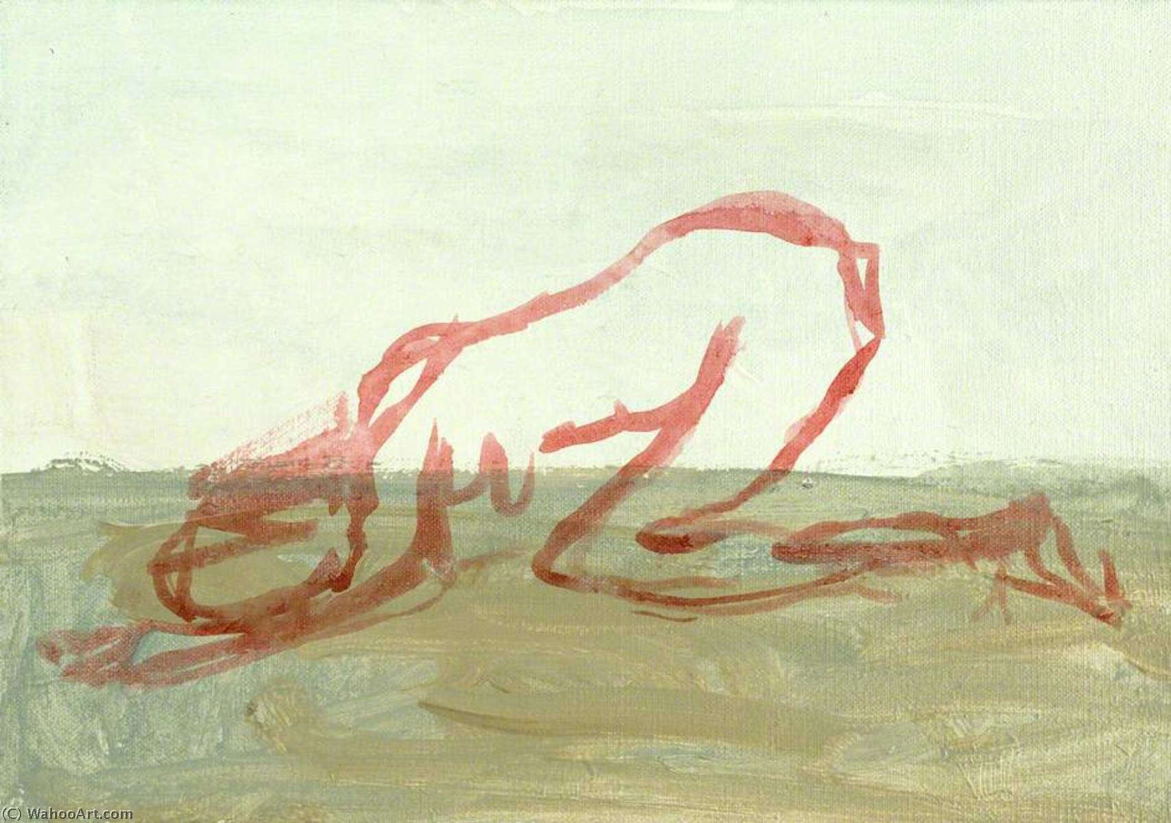 Tracey Emin, Trying to Find You 1 (2007 ; acrylique sur toile, 21 x 29,8 cm ; Londres, Royal Academy of Arts)