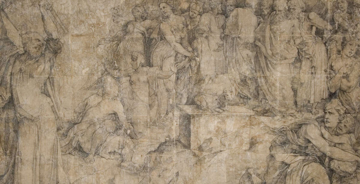 I cartoni di Domenico Beccafumi per il Duomo di Siena: l'idea che anticipa la luce nel marmo