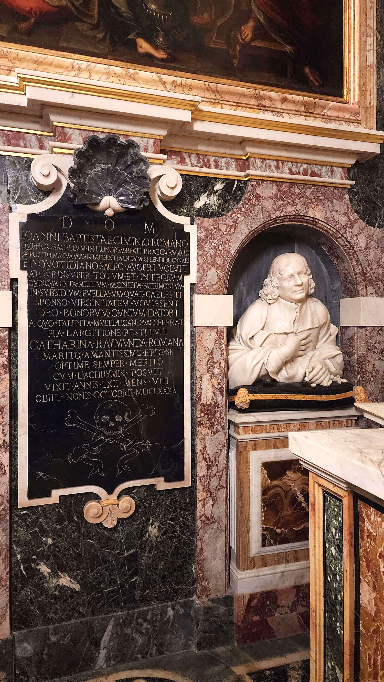 Andrea Fucigna (attr. ), Funeral Monument of Giovanni Battista Cimini (1682)