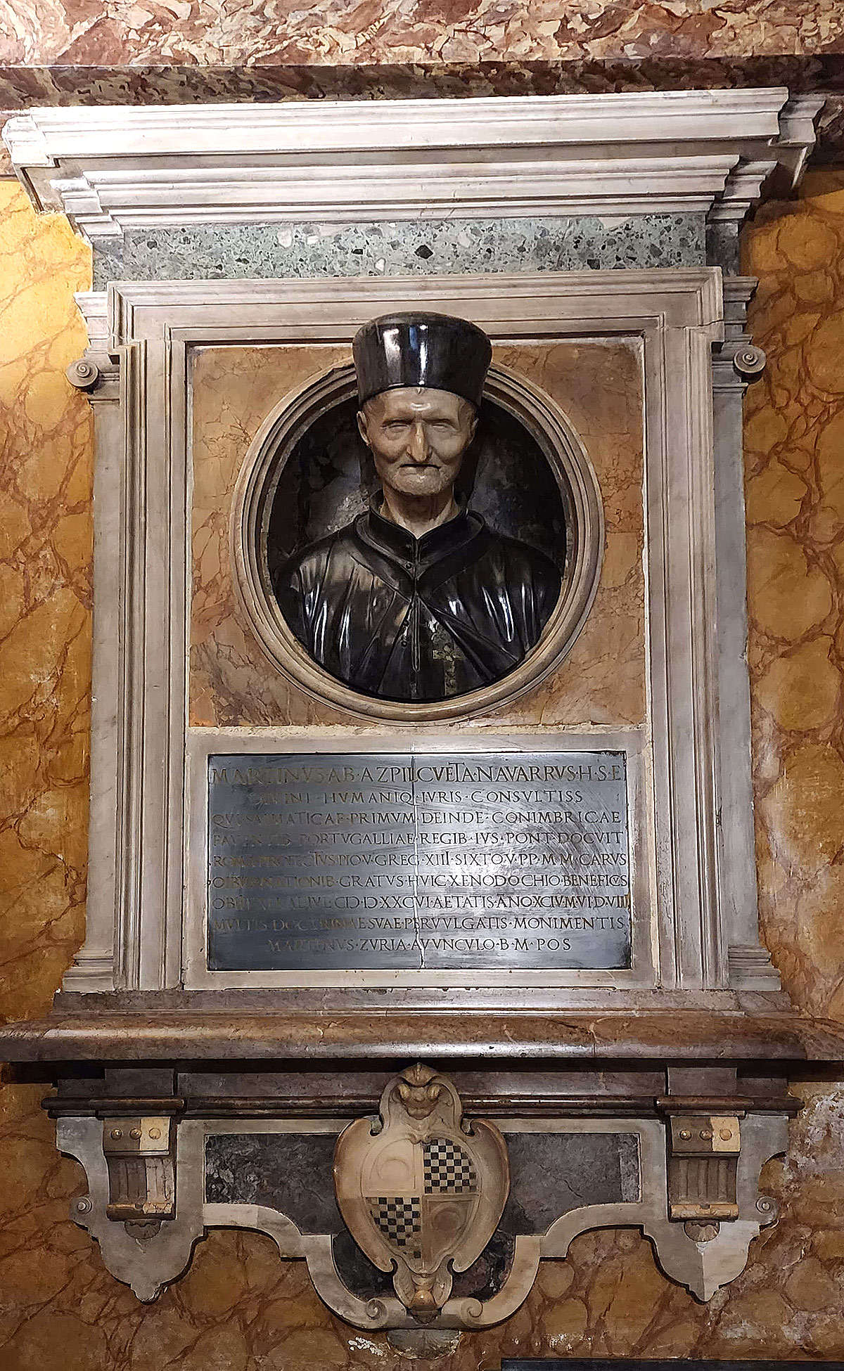 Funeral portrait of Martín de Azpilcueta