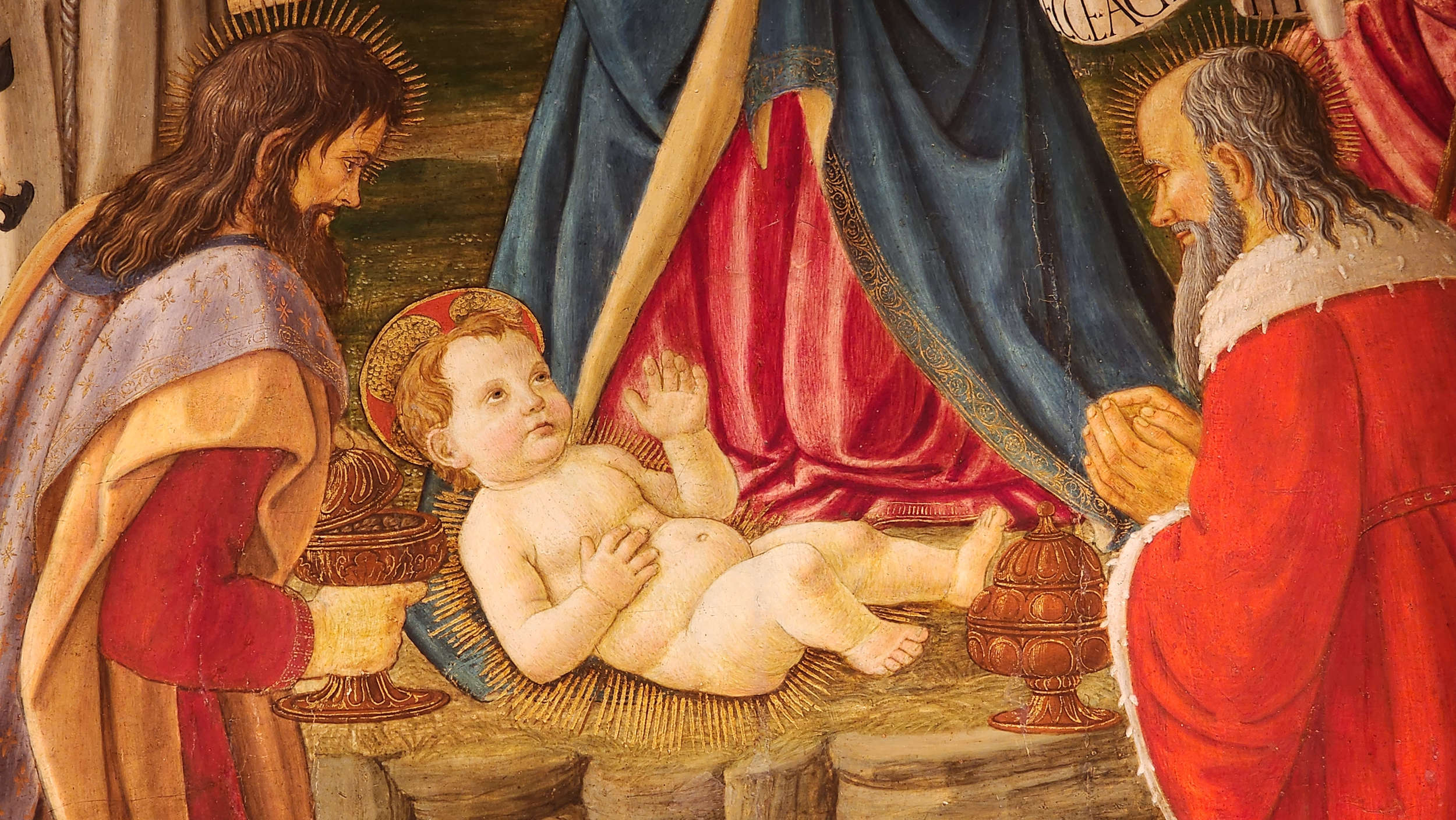 Maître de l'Épiphanie de Fiesole, Adoration des Mages, détail