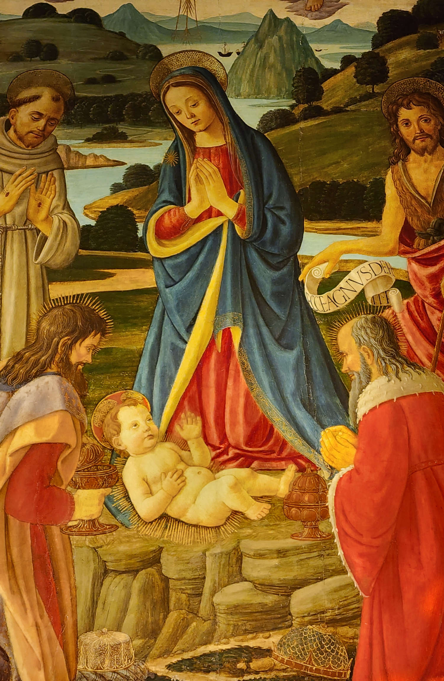 Maître de l'Épiphanie de Fiesole, Adoration des Mages, détail