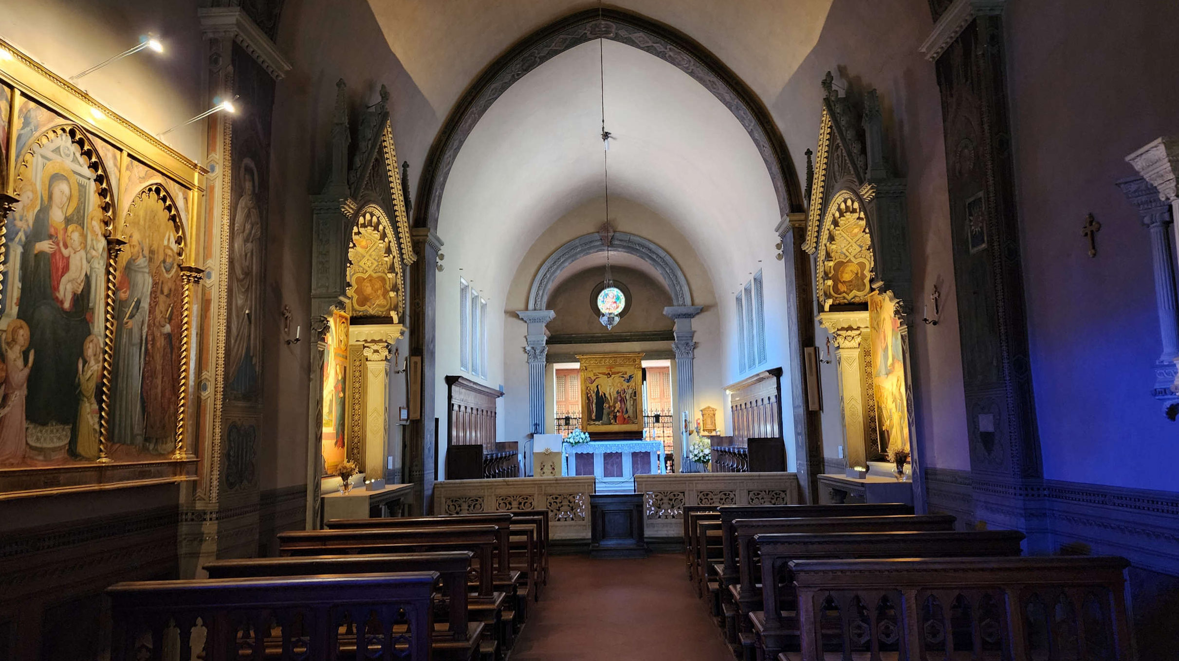 Intérieur de l'église du monastère