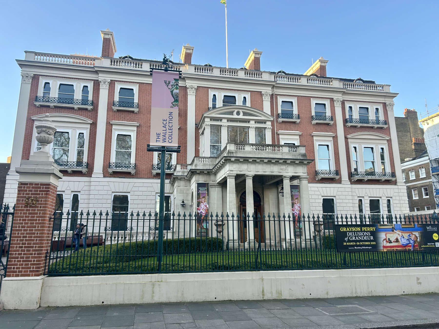 Exterior de Hertford House, sede de la Wallace Collection