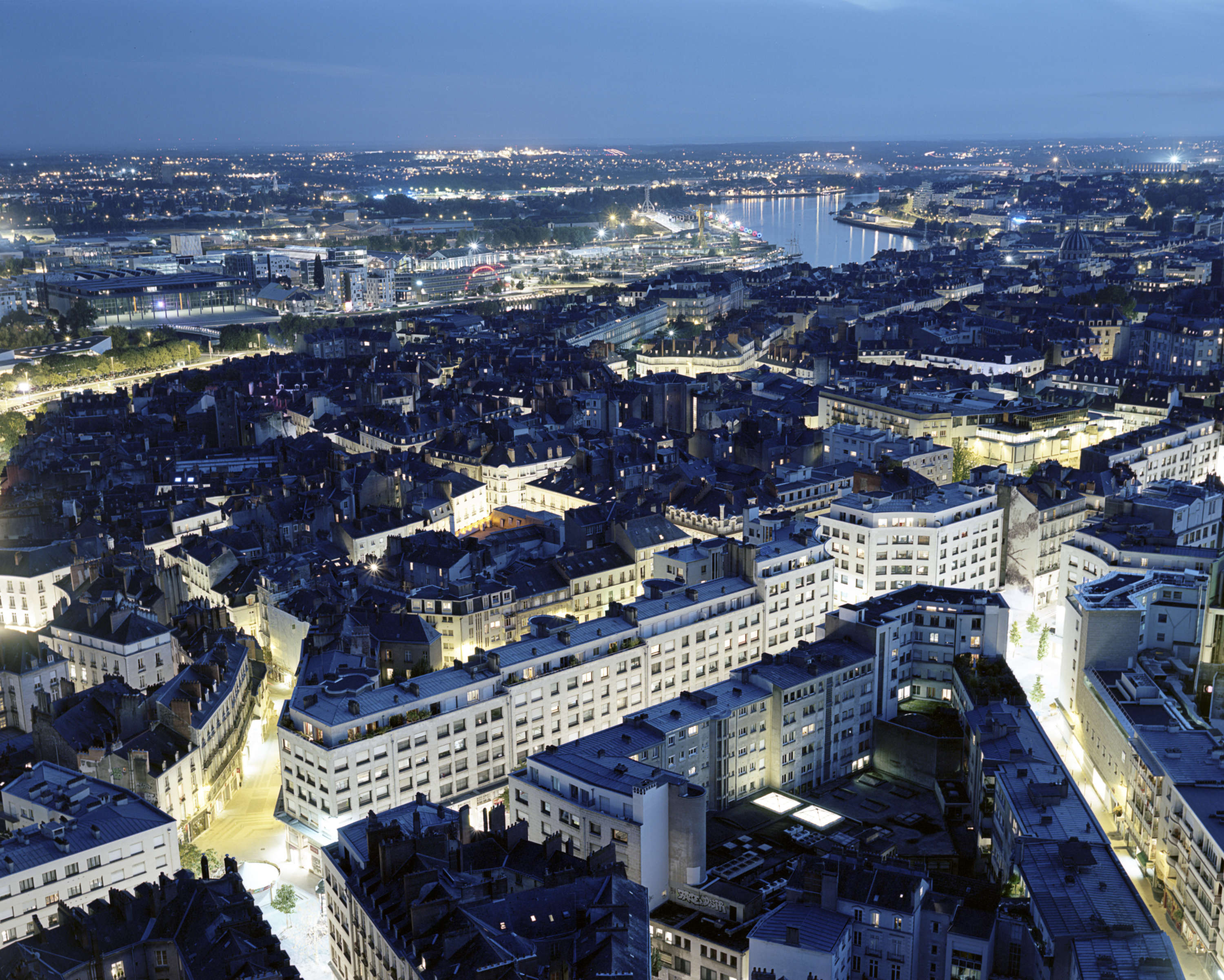 Blick auf Nantes. Foto: Patrick Messina