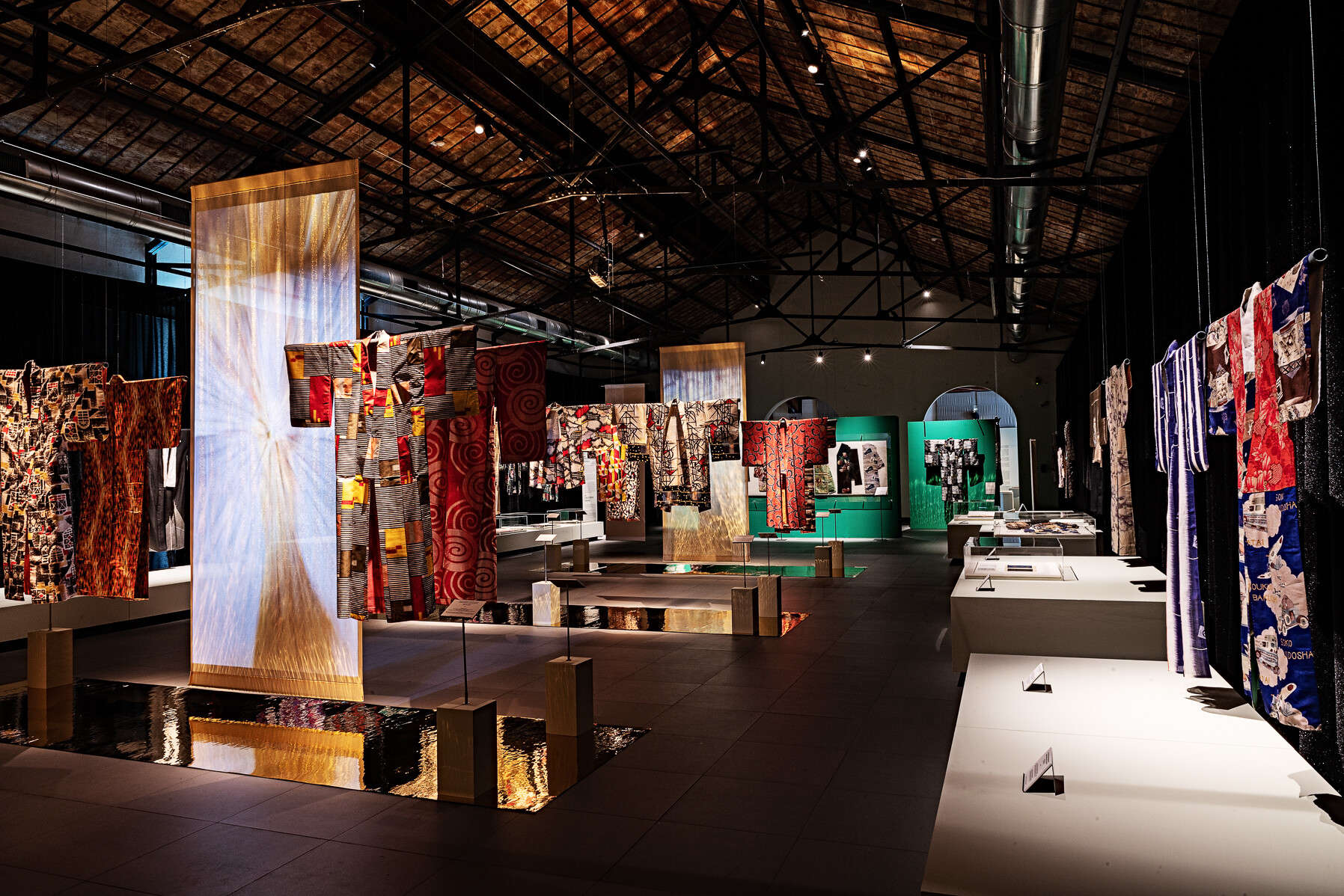 Kimono on display at the Prato Textile Museum