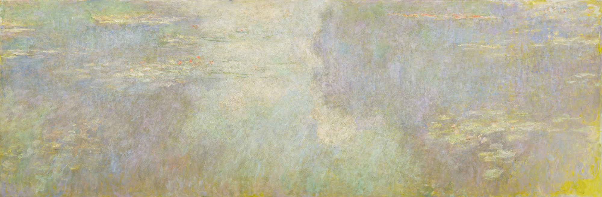 Claude Monet, The Water Lilies (1914-1926; oil on canvas, 200 x 600 cm; New York, MoMA)