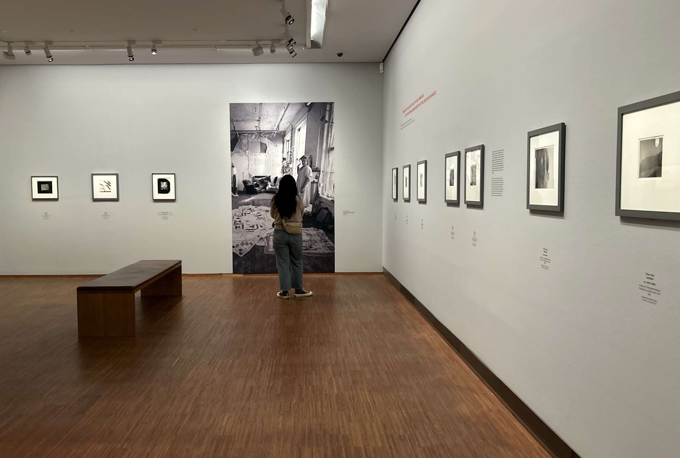 Allestimenti della mostra Francesca Woodman. Works of Verbund Collection a Vienna, Albertina. Foto: Francesca Anita Gigli
