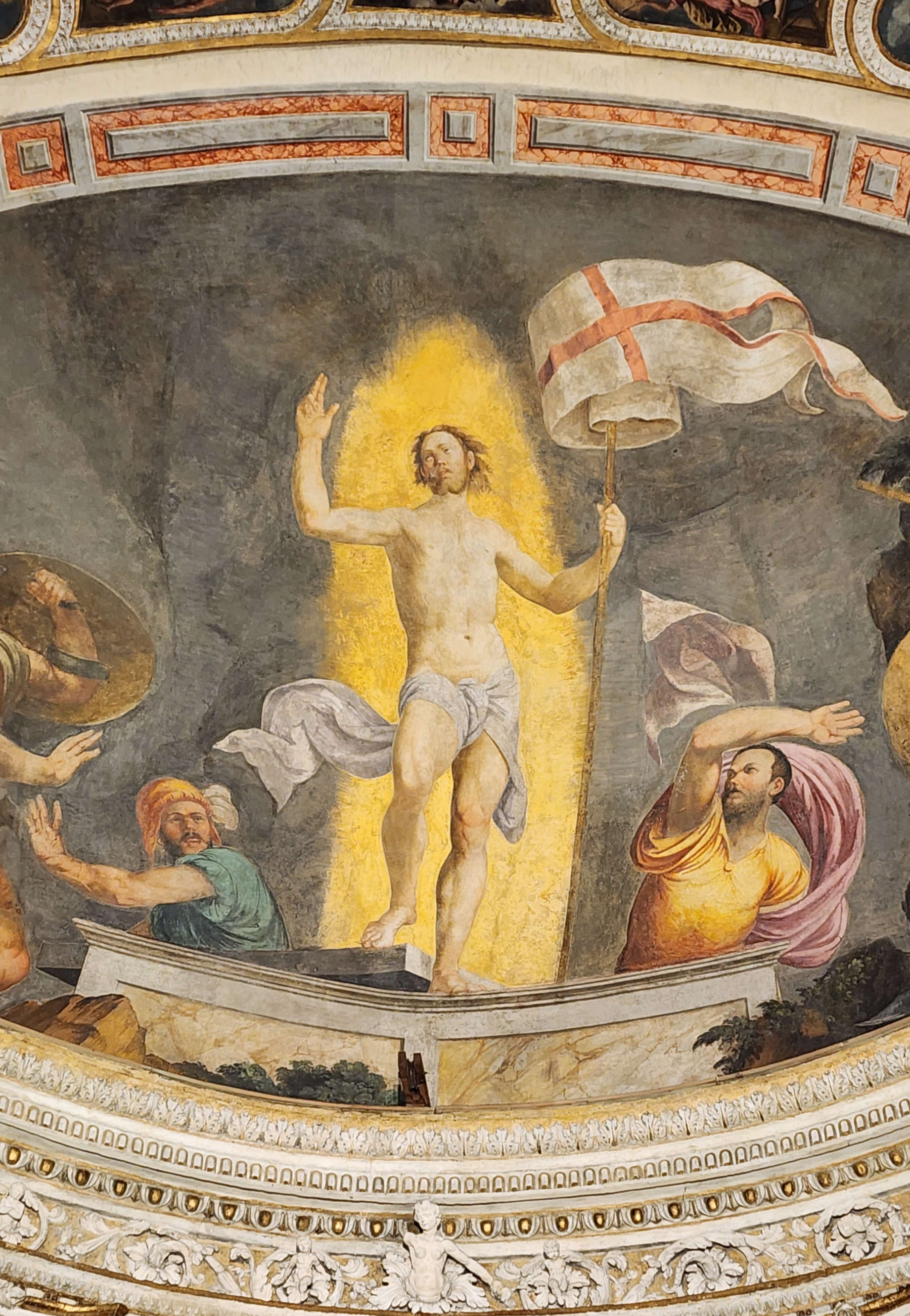 Cristo resucitado por Callisto Piazza