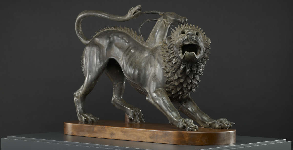 La Chimera di Arezzo: storia del pi&ugrave; importante e famoso bronzo etrusco