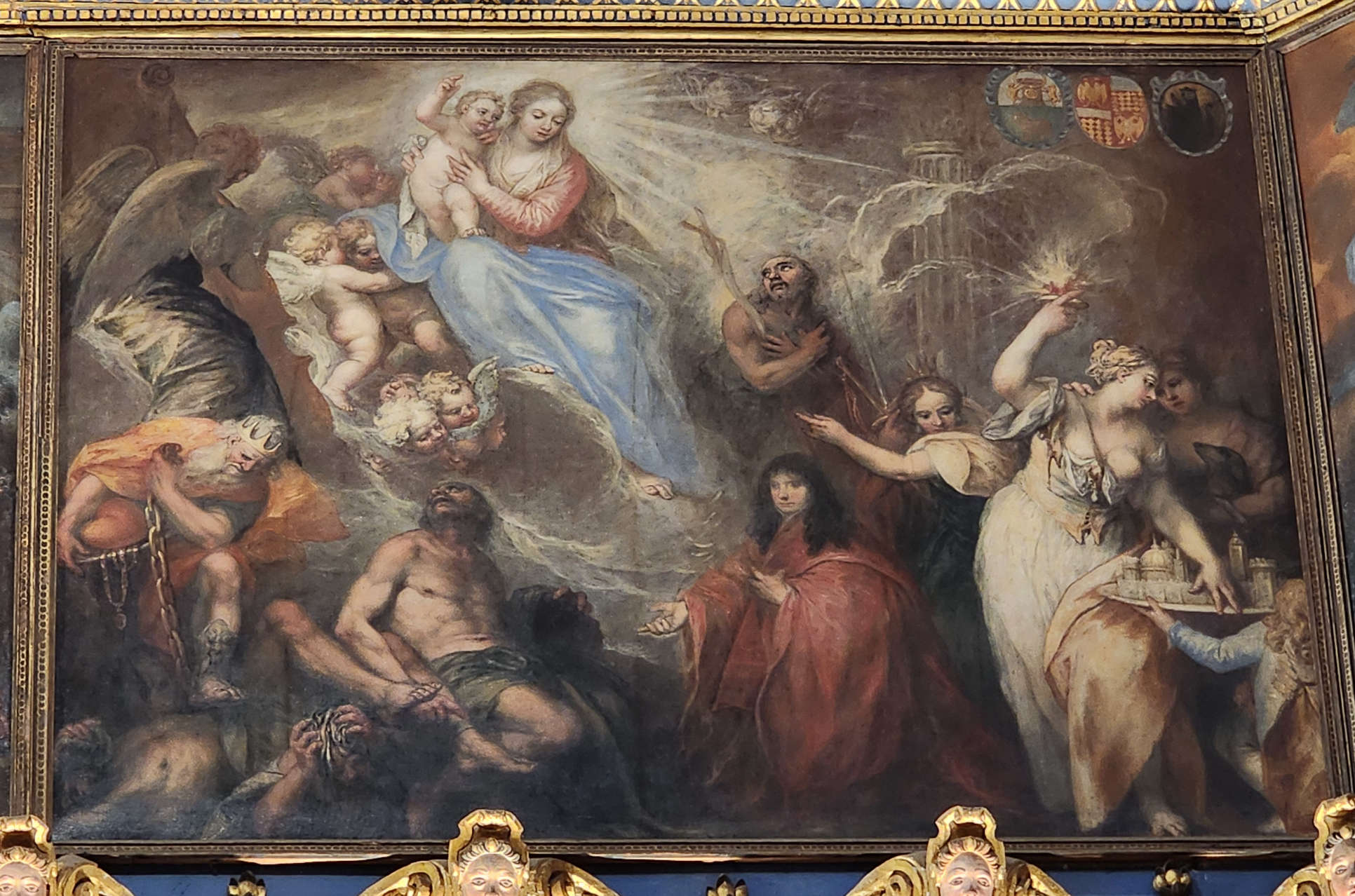 Andrea Celesti, Glorification of Giovanni Giustiniani (1681) Andrea Celesti, Glorification of Giovanni Giustiniani (1681)