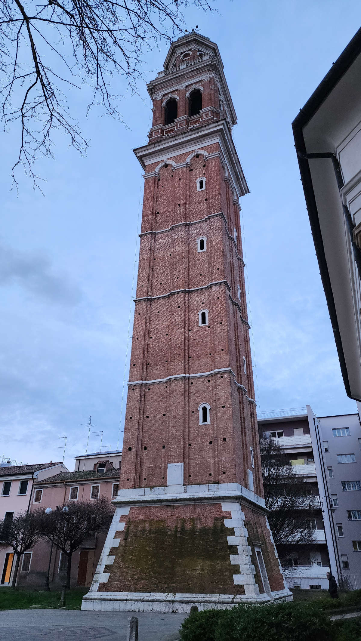 The bell tower of Baldassarre Longhena The bell tower of Baldassarre Longhena