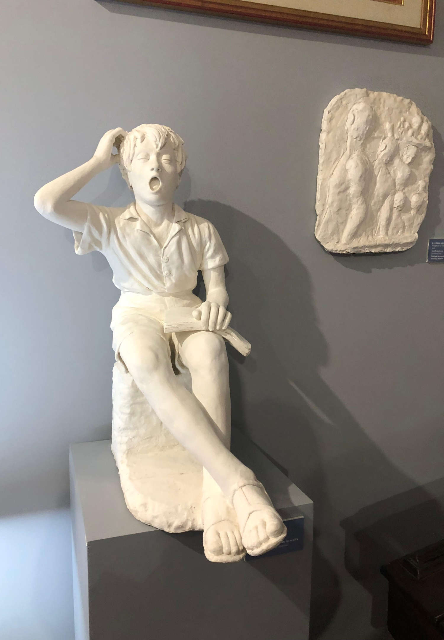 Galerie Pisani des moulages en plâtre. Photo : Anna De Fazio Siciliano