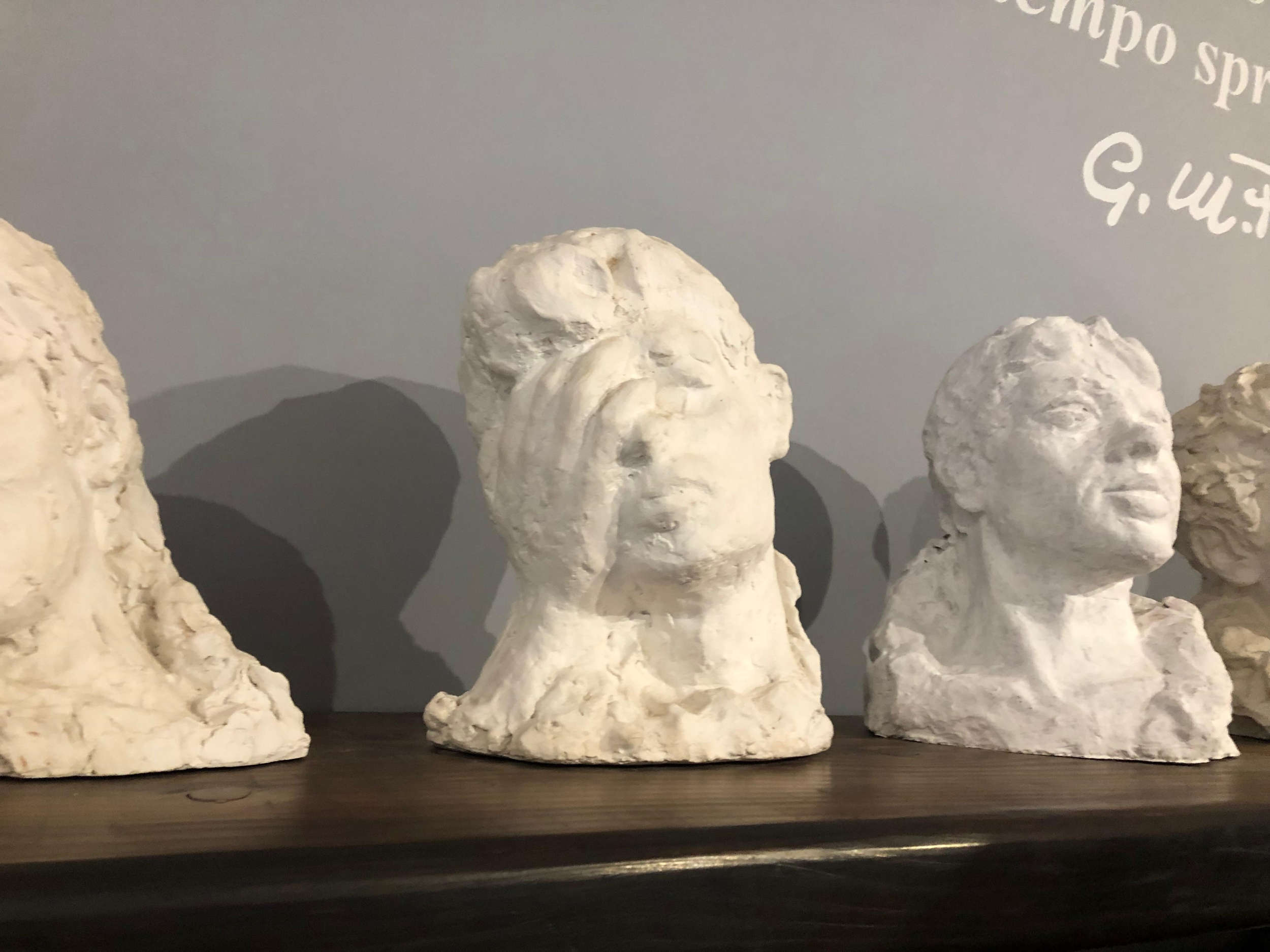 Galerie Pisani des moulages en plâtre. Photo : Anna De Fazio Siciliano