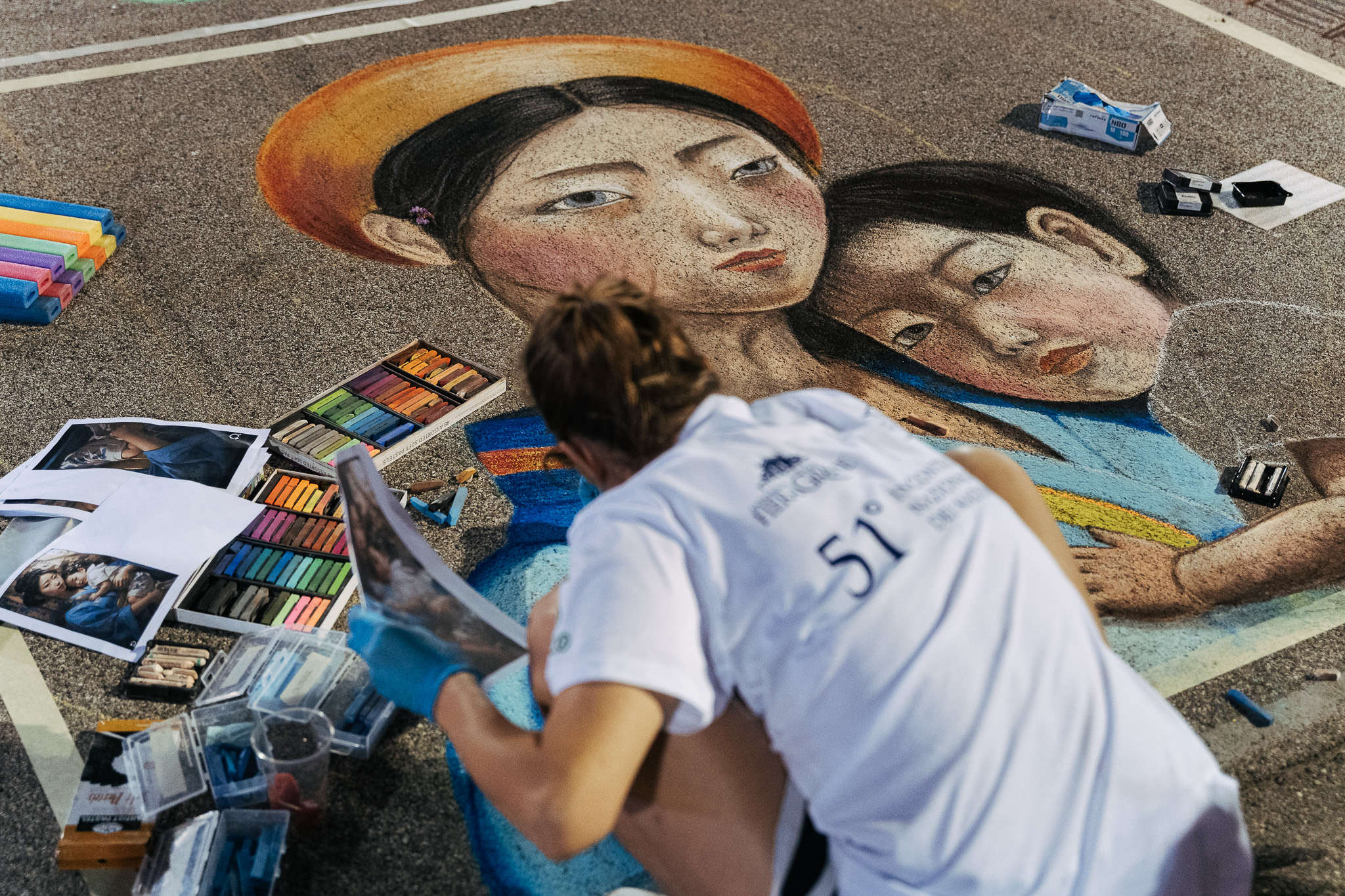Bilder vom 51. Nationalen Treffen der Madonnari. Foto: Antike Messe der Gnaden