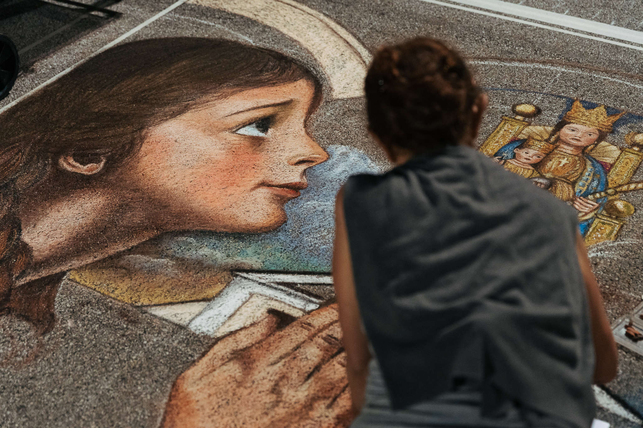 Bilder vom 51. Nationalen Treffen der Madonnari. Foto: Antike Messe der Gnaden