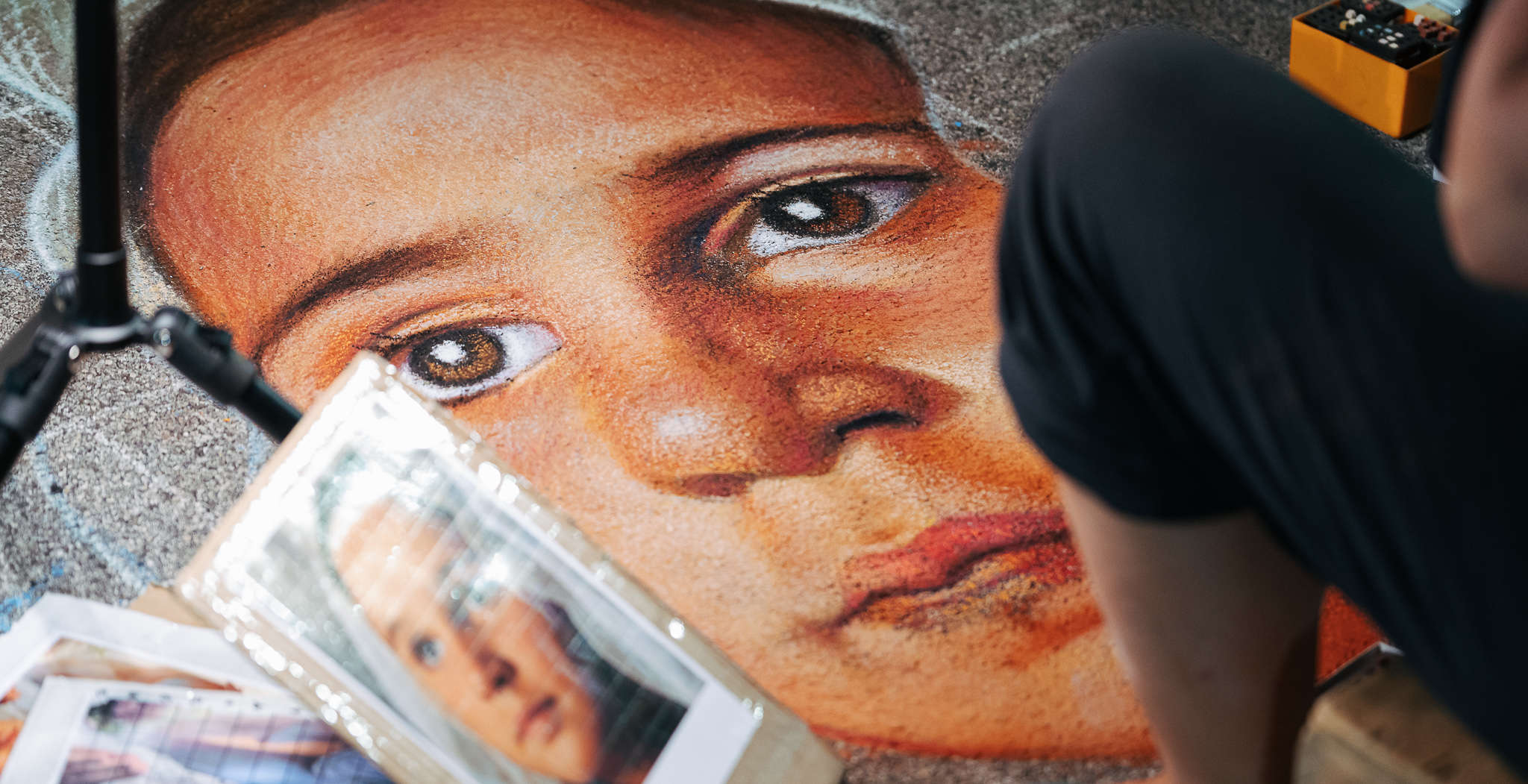 Vicino Mantova c'è una fiera che compie 600 anni, e da 51 raduna i madonnari da tutto il mondo