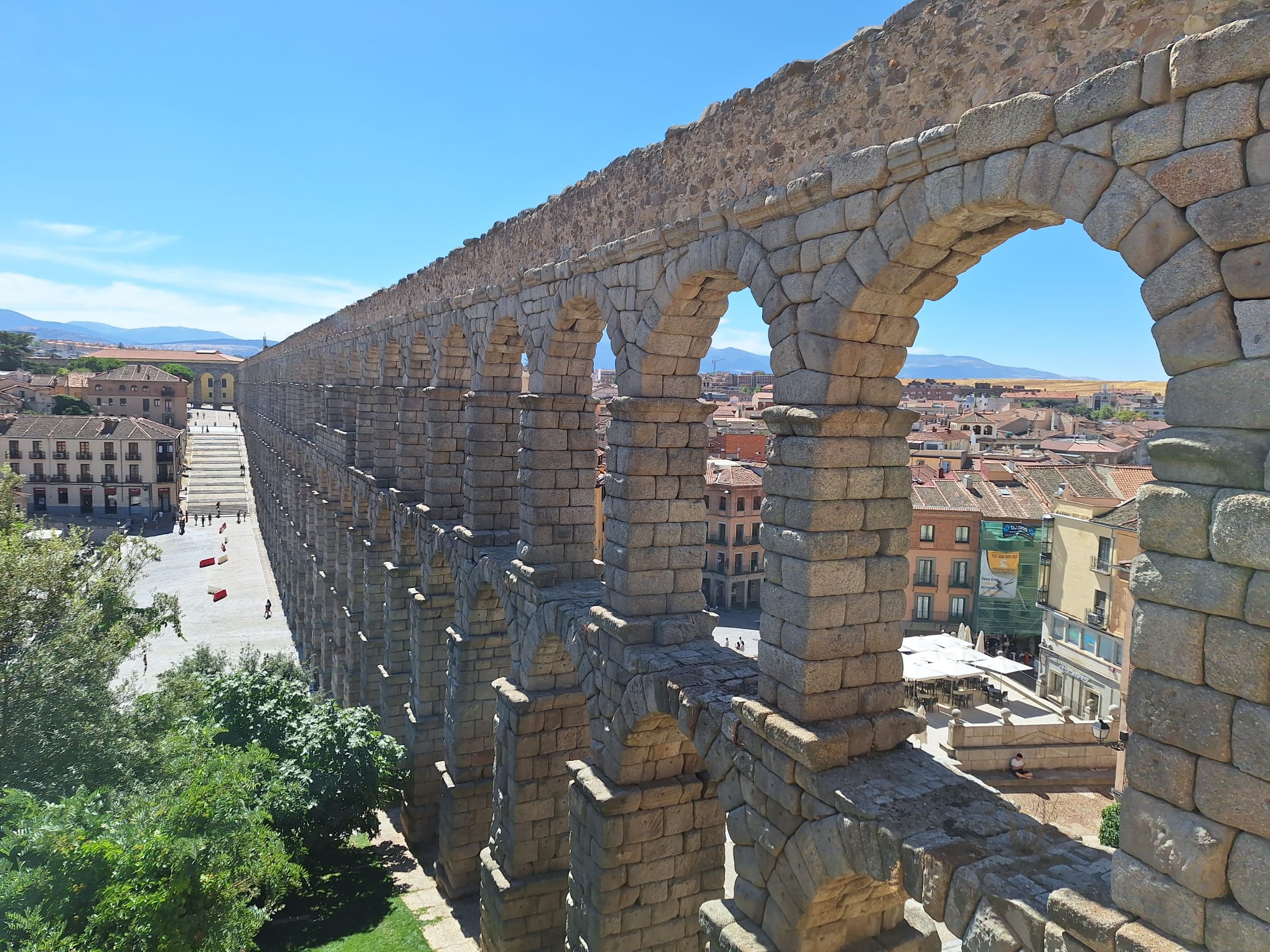 Segovia, the Roman aqueduct. Photo: Finestre Sull'Arte