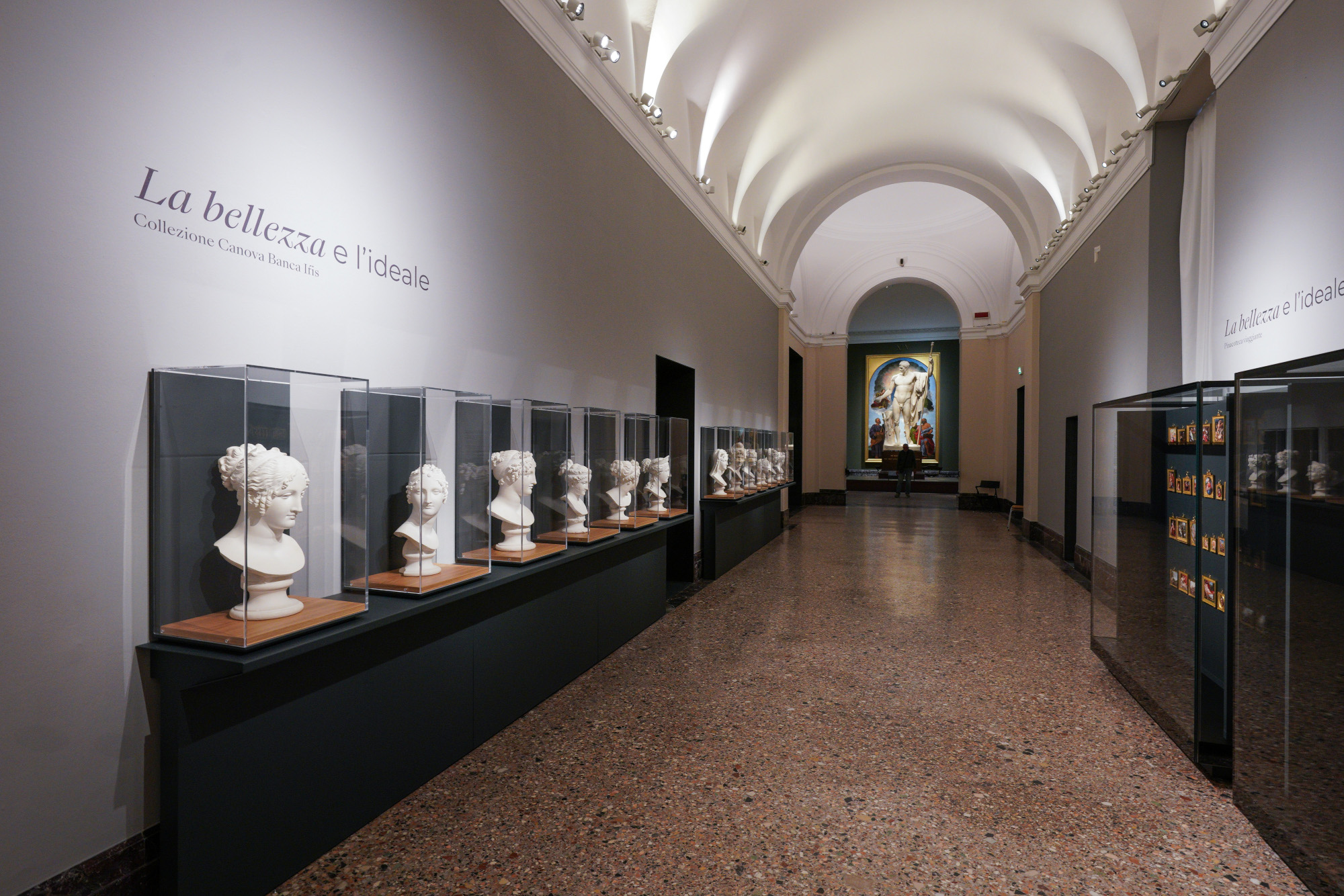 Riallestita la prima sala della Pinacoteca di Brera con i 12 busti di Canova restaurati da Banca Ifis