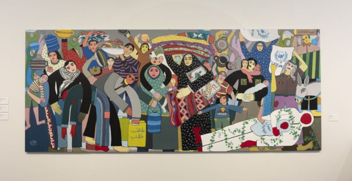 Brescia, in mostra le opere del collettivo palestinese Eltiqa sopravvissute alle bombe su Gaza