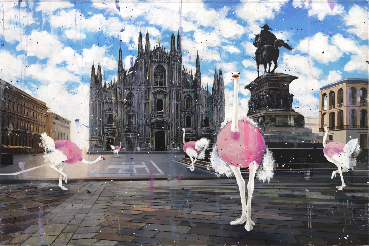 Un'opera di Angelo Accardi. 艺术家提供