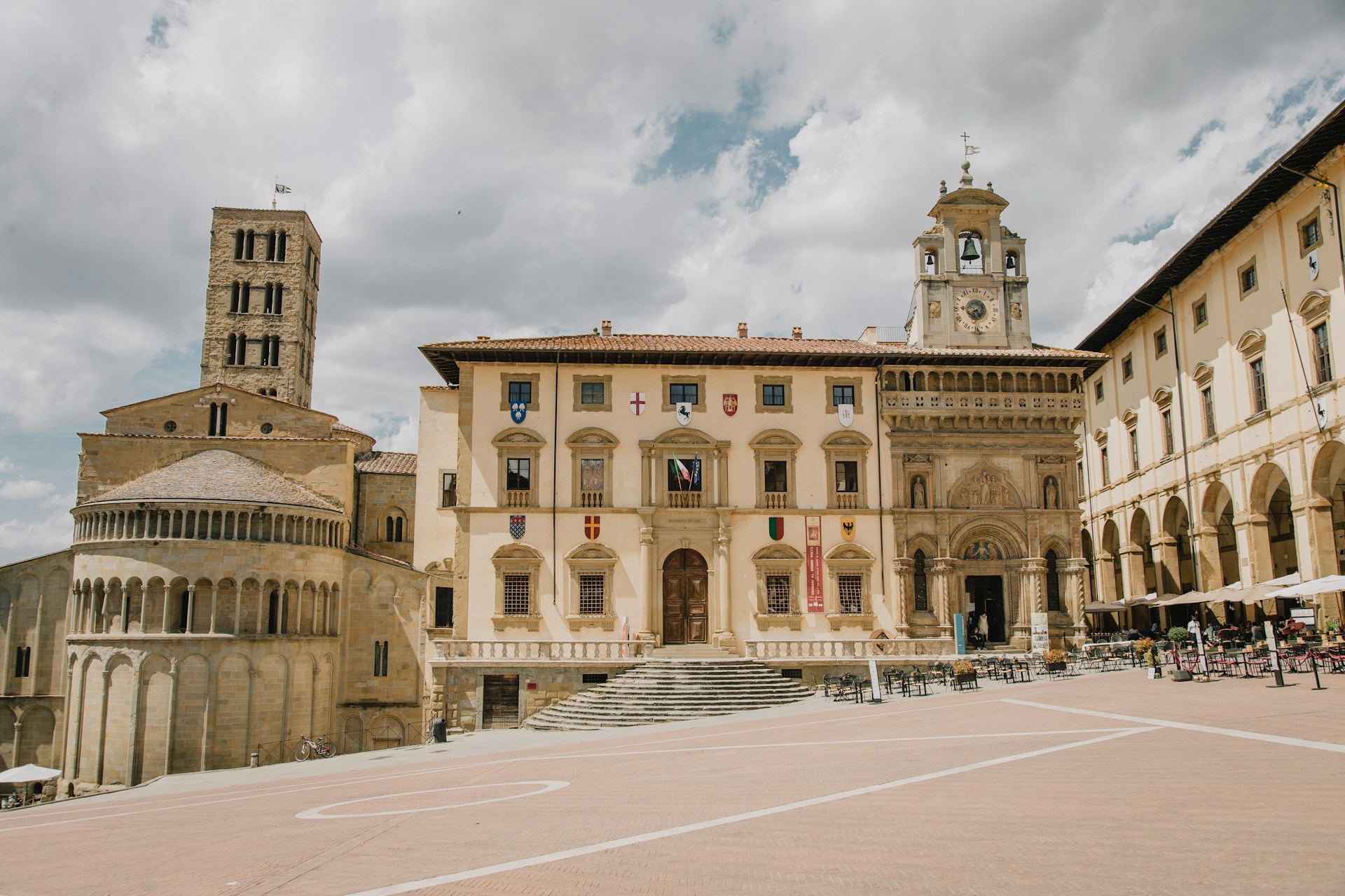 Arezzo, Piazza Grande. Photo: Alexander Henke