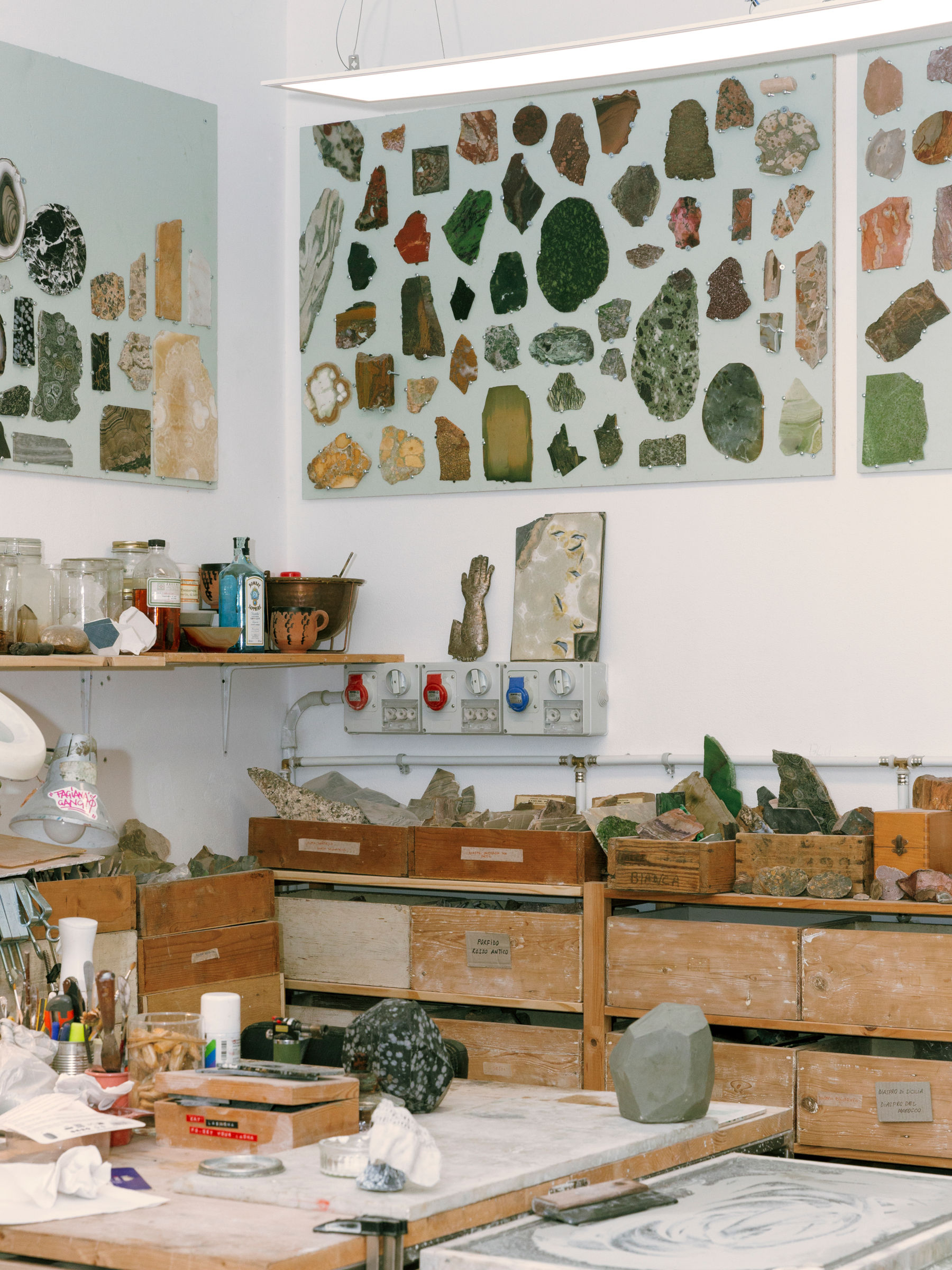Atelier Terre, l'atelier. Photos : © Nicolo Panzeri
