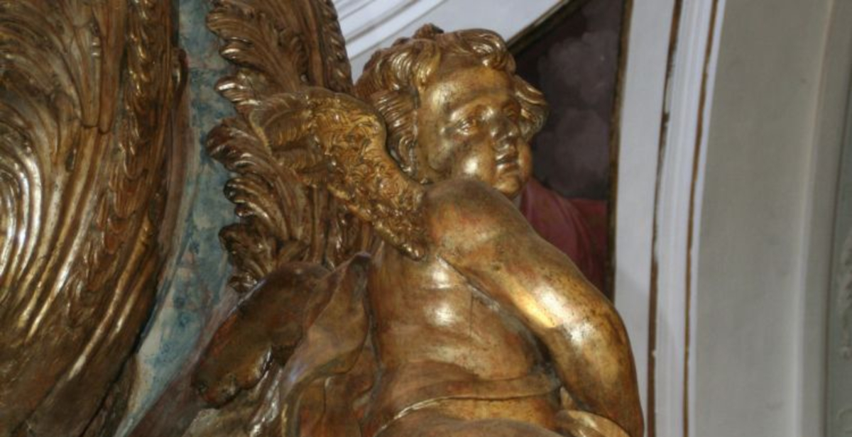 Restaurato il baldacchino monumentale della basilica di Sant’Anna a Santa Flavia a Palermo