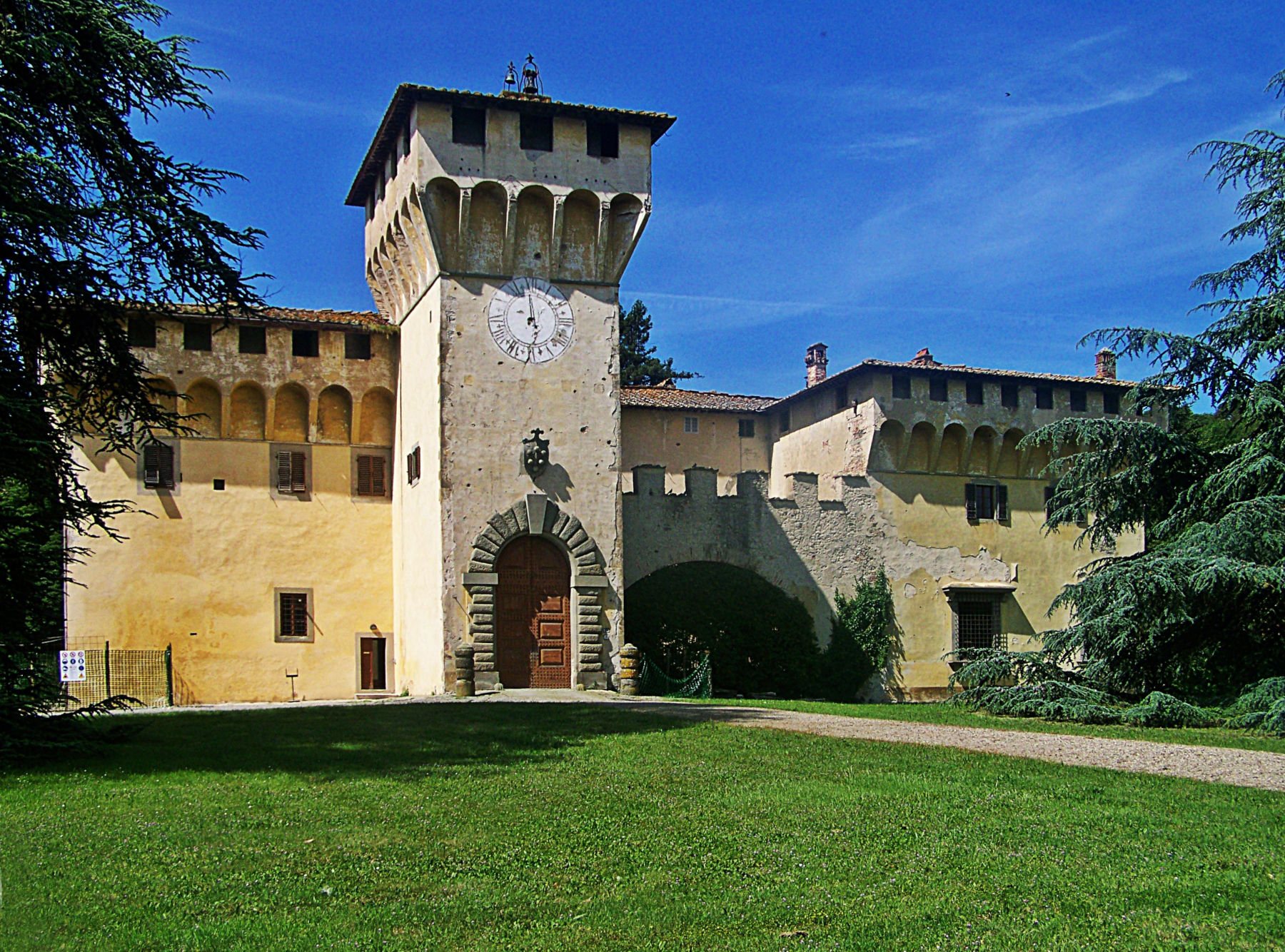 Barberino di Mugello, Medici Villa of Cafaggiolo. Photo: Wikimedia Commons - Massimilianogalardi