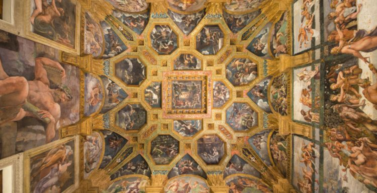 Mantova, via al restauro del soffitto della Camera di Amore e Psiche a Palazzo Te